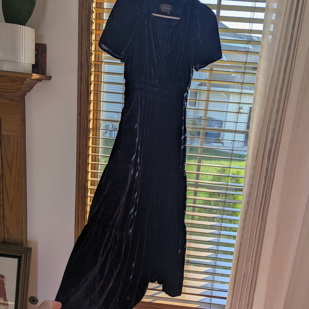 Anthropologie Black Maxi Dress